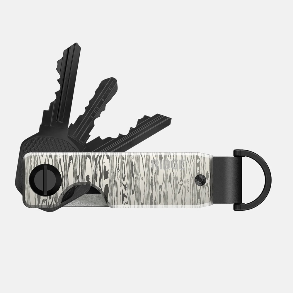 Ridge Keycase, Stainless Damascus, Holds 2-6 Keys, NIB, NWT 🎅🏼Sold Out Online🎄